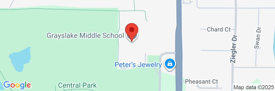 Map of Grayslake Middle School, 440 North Barron Blvd., Grayslake, IL 60030