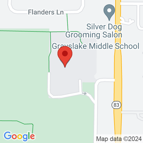 Map of Grayslake Middle School, 440 North Barron Blvd., Grayslake, IL 60030