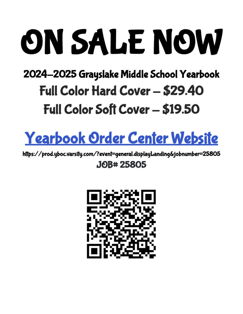 Yearbook order flyer